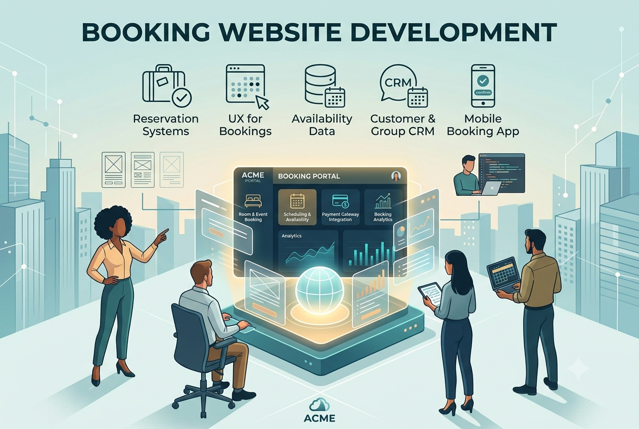 Booking Website Development