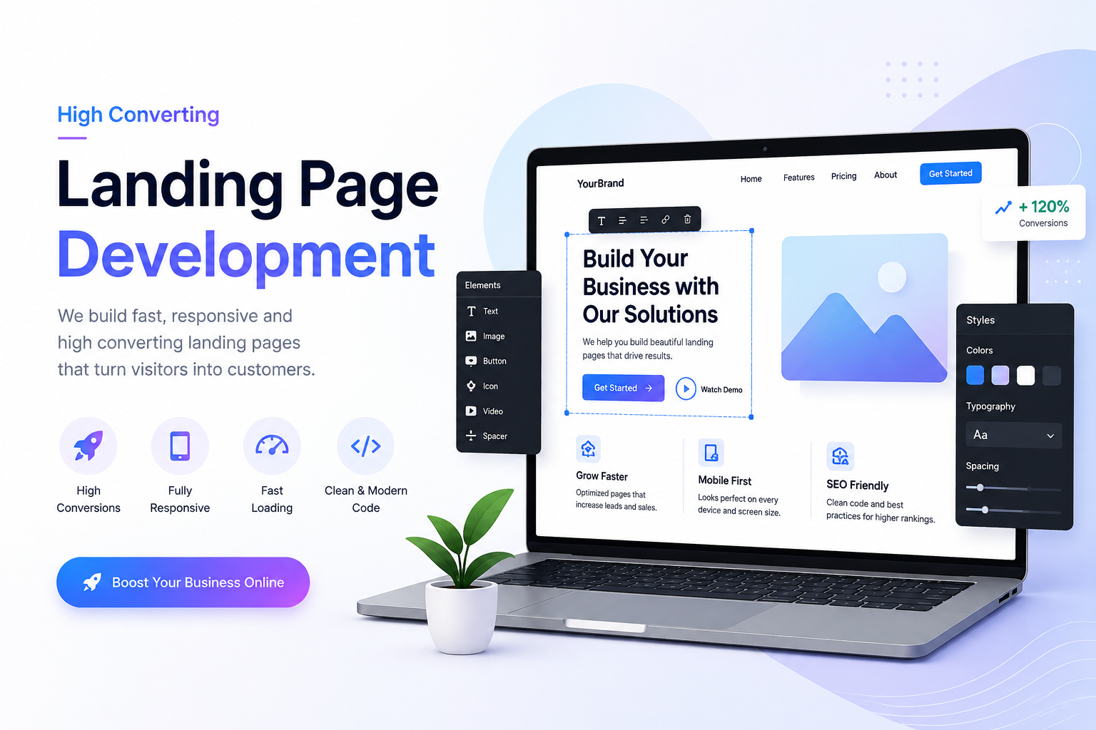Landing Page Development